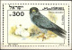 Israel 1985 Stamp On Postcard By Mougrabi Stamps Black Falcon Bird [ILT1656] - Storia Postale