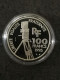 ESSAI 100 FRANCS BE ARGENT 1995 CINEMA ALFRED HITCHCOCK / SILVER - Probedrucke