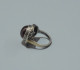 Delcampe - -BELLE ANCIENNE BAGUE ARGENT 925° MARCASSITES & Pierre/Cristal  Rouge BIJOU   E - Ringe