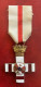 España Medalla Franco Cruz 1ª Clase Pensionada Distintivo Blanco - Otros & Sin Clasificación