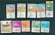 Israel 1971 Year Set Full Tabs VF USED STAMPS WITH 1st DAY POST MARK OFF FDC's - Used Stamps (with Tabs)