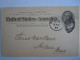 USA Aug 1894 Scott UX12 Postal Card Seatle To Helena Mont Entier Ganzsache - ...-1900