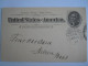 USA Nov 1894 Scott UX12 Postal Card Seatle To Helena Mont Entier Ganzsache - ...-1900