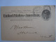 USA Feb 1895 Scott UX12 Postal Card Spokane Falls, Wash To Helena, Mont Entier Ganzsache - ...-1900