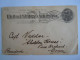 USA Aug 1896 Scott UX12 Postal Card Clayton Shipping New York To Capt. Vedder Sheldon House Branford Entier Ganzsache - ...-1900