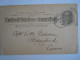 USA Oct 1895 Scott UX12 Postal Card Detroit To Capt. Vedder Branford Entier Ganzsache - ...-1900
