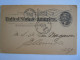 USA Aug 1898 Scott UX12 Postal Card New York To Ellenville N.Y. Entier Ganzsache - ...-1900