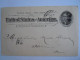 USA Jan 1896 Scott UX12 Postal Card Kalispell, Montana To Helena, Mont Entier Ganzsache - ...-1900