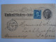 USA Jun 1897 Scott UX12 Postal Card + 264 Damaged NewYork, N.Y. To Lichtenfels Germany Entier Ganzsache - ...-1900