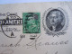 USA Apr1898 Scott UX14 Postal Card + 279 Damaged NewYork, N.Y. To Lichtenfels Germany Entier Ganzsache - ...-1900