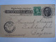 USA Jun 1898 Scott UX14 Postal Card + 279 Damaged NewYork, N.Y. To Lichtenfels Germany Entier Ganzsache - ...-1900