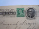 USA Jun 1898 Scott UX14 Postal Card + 279 Damaged NewYork, N.Y. To Lichtenfels Germany Entier Ganzsache - ...-1900
