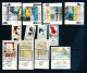 Israel 1992 Year Set Full Tabs + S/sheets VF MNH WITH 1st DAY POST MARK - Used Stamps (with Tabs)