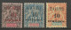 TAHITI Série Complète  N° 31 à 33 NEUF** SANS CHARNIERE  / Hingeless /MNH - Unused Stamps