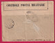 ENTIER PANTHERE + TB BRAZAVILLE CONGO FRANCAIS POUR ST GATHIEN REEXP BESANCON DOUBS CENSURE 60 1918 LETTRE - Cartas & Documentos