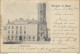 Op-680: Souvenir De Menin L'Hôtel De Ville Van Hee- Van Daele , Menin: N°56-tab: E11 MENIN 1901 > Gand - Menen