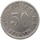 KAISERREICH 50 PFENNIG 1876 C  #t156 0513 - 50 Pfennig