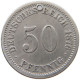KAISERREICH 50 PFENNIG 1876 F  #a003 0655 - 50 Pfennig