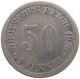 KAISERREICH 50 PFENNIG 1876 B  #a073 0819 - 50 Pfennig