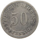 KAISERREICH 50 PFENNIG 1876 A  #a091 0395 - 50 Pfennig