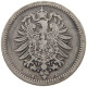 KAISERREICH 50 PFENNIG 1876 A  #a033 0535 - 50 Pfennig