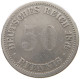 KAISERREICH 50 PFENNIG 1876 A  #a033 0533 - 50 Pfennig