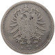 KAISERREICH 50 PFENNIG 1875 D  #t160 0379 - 50 Pfennig