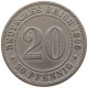 KAISERREICH 20 PFENNIG 1890 A  #a017 0171 - 20 Pfennig