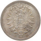 KAISERREICH 20 PFENNIG 1876 F  #t116 1131 - 20 Pfennig