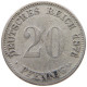 KAISERREICH 20 PFENNIG 1876 E  #a004 0281 - 20 Pfennig