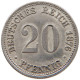 KAISERREICH 20 PFENNIG 1876 B  #t142 0225 - 20 Pfennig