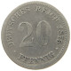 KAISERREICH 20 PFENNIG 1875 F  #a052 0561 - 20 Pfennig