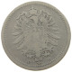 KAISERREICH 20 PFENNIG 1875 F  #a052 0561 - 20 Pfennig