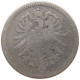 KAISERREICH 20 PFENNIG 1875  #a091 0945 - 20 Pfennig