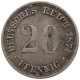 KAISERREICH 20 PFENNIG 1874 A  #c052 0151 - 20 Pfennig