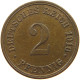 KAISERREICH 2 PFENNIG 1916 G  #s068 0327 - 2 Pfennig