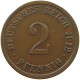 KAISERREICH 2 PFENNIG 1912 G  #s068 0359 - 2 Pfennig