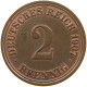 KAISERREICH 2 PFENNIG 1907 A  #s078 0031 - 2 Pfennig