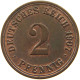 KAISERREICH 2 PFENNIG 1907 A  #c013 0323 - 2 Pfennig