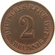 KAISERREICH 2 PFENNIG 1907 A  #c013 0321 - 2 Pfennig