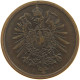 KAISERREICH 2 PFENNIG 1875 J  #a066 0743 - 2 Pfennig