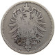 KAISERREICH MARK 1874 A  #a082 0363 - 1 Mark