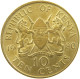 KENYA 10 CENTS 1980 OFF-CENTER #a047 0049 - Kenya