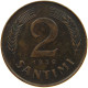 LATVIA 2 SANTIMI 1939  #c011 0203 - Lettonia