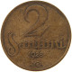 LATVIA 2 SANTIMI 1928  #c082 0205 - Lettonia