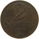 LATVIA 2 SANTIMI 1928  #a085 0703 - Latvia