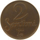 LATVIA 2 SANTIMI 1922  #c022 0501 - Latvia