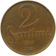 LATVIA 2 SANTIMI 1922  #s078 0873 - Latvia