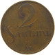 LATVIA 2 SANTIMI 1922  #c016 0581 - Latvia