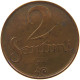 LATVIA 2 SANTIMI 1922  #a085 0707 - Latvia